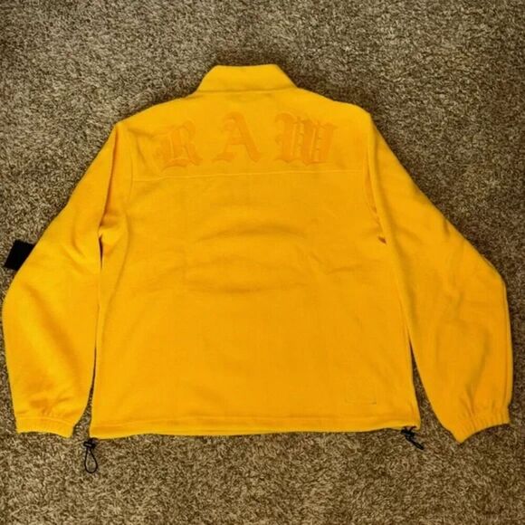 Raw Gear Yellow Winter Fleece - Size L - Picture 2 of 4